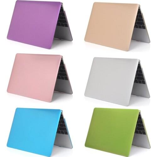 Metallic Finish Matte Laptop Case For Macbook 12" A1534 Professional protection cover shell