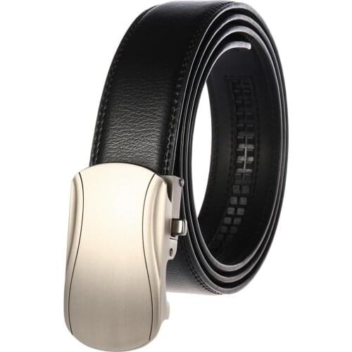 2019 Designer Man Belt For Men Automatic Buckle Cowhide Luxury Strap Fashion Waist Male Ceinture Femme Genuine Leather Belt