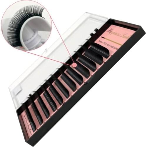 Soft Natural Classic Individual Eyelash Extension Mink Silk Long Eye Lashes 8-15mm All Size 100% Hand-Made Makeup For Salon