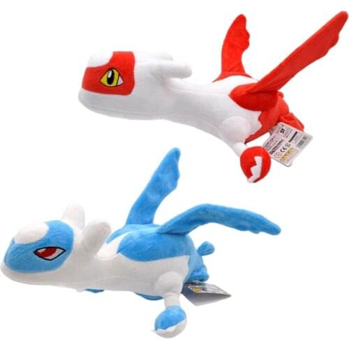 Pokemon Stuffed Plush Toys Big Plush Latias Latios Cartoon Anime Cute Plushie Doll Ornament Children Toys Birthday Gifts 30cm