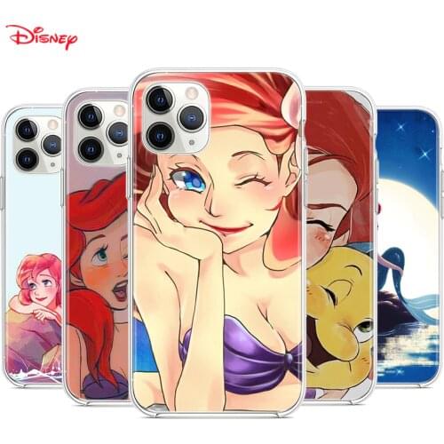 TPU Silicone Cover Princess Ariel Disney For Apple IPhone 12 Mini 11 Pro XS MAX XR X 8 7 6S 6 Plus 5S SE Phone Case