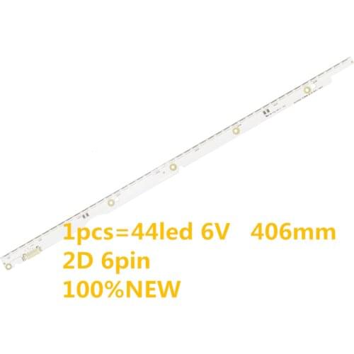 New 44LED*6V 406mm LED strip for samsung UA32ES5500 UE32ES6100 SLED 2012svs32 7032nnb 2D V1GE-320SM0-R1 32NNB-7032LED-MCPCB