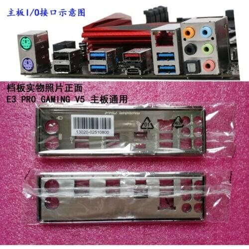 Original IO I/O Shield BackPlate Blende Bracket For Asus E3 PRO GAMING V5