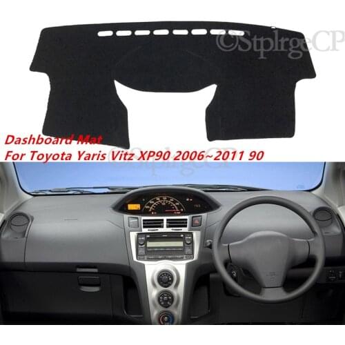 For Toyota Yaris Vitz XP90 2006~2011 90 Anti-Slip Mat Sunshade Dashmat Protect Carpet Dashboard Cover Pad Accessories