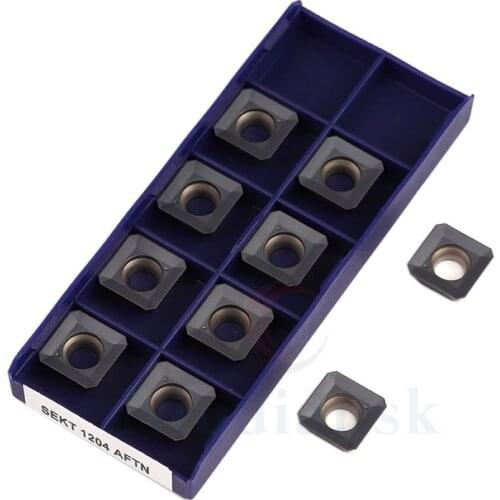 SEKT1204 AFTN LT30 Milling Insert carbide Milling Turning Tools inserts SEKT 1204 100% Original Blade cutter CNC Lathe tool