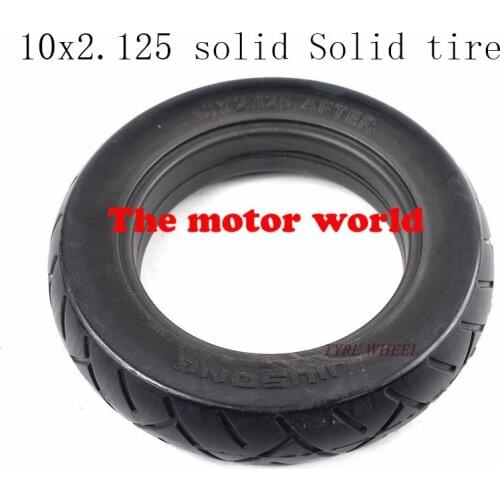 Electric Scooter Tires 10x2.125 Tubeless Wheel Tyres Solid Tyre 10x2.125 for 8/10 inch Electric Scooter Accessory free shipping