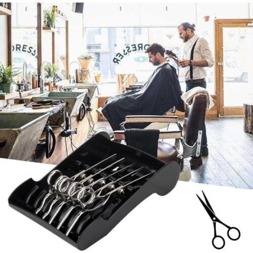 Salon Shears Stand Rack Case Hair Scissor Holder Organizer Storage Tray for Hairdresser with 2 Sucker New Arrival