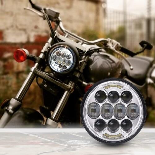 5.75" Led Lamp Motorcycle Hi&Lo DRL Headlight For Harley Dyna XG XR XL 883 1200 Touring Softail Sportster VRod VRSCD VRSCDX E