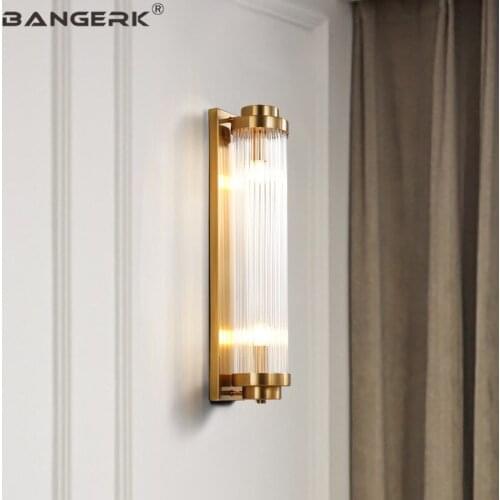 Nordic Design Post Modern LED Wall Lamp Rotatable Wall Sconces Gold Iron Glass Bedside Wall Light Fixtures Home Decor Lighting