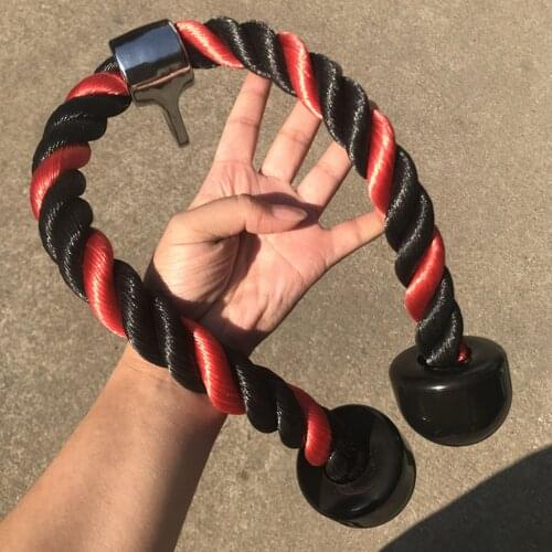Tricep Rope Push Pull Down Cord For Bodybuilding Exercise Gym Workout for Home or Gym Use Fitness Exercise Body Equipment