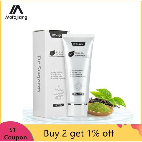 Green Tea Mask Blackhead Remover Moisturizing Skin care Deep Cleansing Pore Strip Remove Acne Nose Black Green Tea Mask