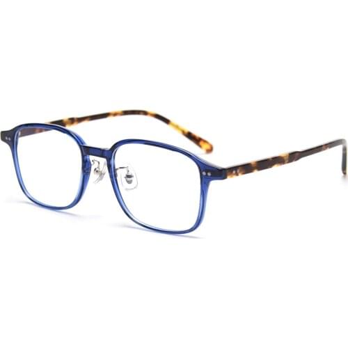Veshion Tr90 Square Glasses Women Optical Acetate Retro Eyeglasses Frames for Men Transparent Accessories for Students
