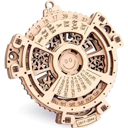 High-performance Wooden Jigsaw Puzzle Gift Toys Kids Mechanical Rotating Wood 3D Beautiful Funny 3D Jigsaw Puzzle