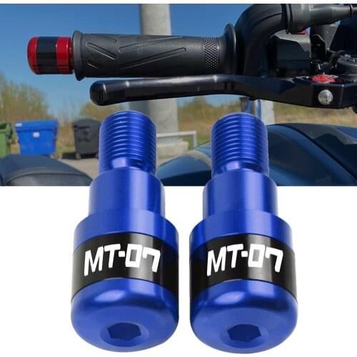 MT 07 FZ 07 Motorcycles Handlebar Grip Plug Slider Handle Bar Ends For YAMAHA MT07 MT-07 FZ07 2014-2021 2015 2016 2017 2018 2019