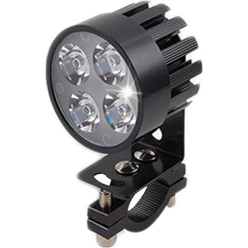 1Pc 4 Led Motorcycle Bike Headlight Bulb Waterproof Driving Spotlight Fog Light External Head Spot Fog Lamp Accessories Bulb 20W