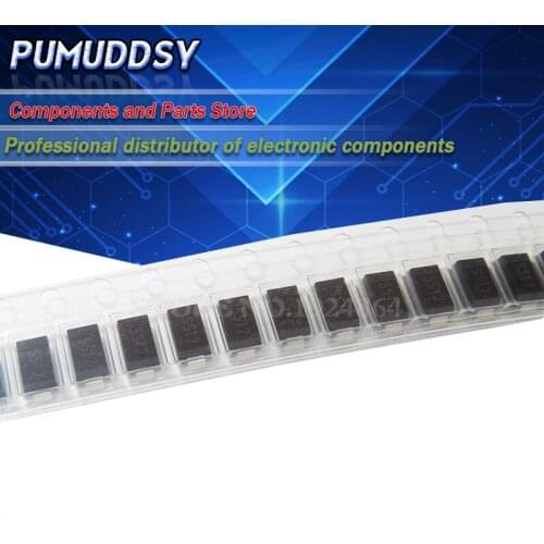 100PCS SMA 1N5817 smd 1A 20V do-214ac IN5817 Schottky diode ss12