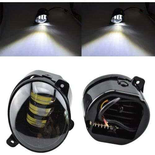 2PCS 3.5 inches fog lights lamps Fit for Lada granta Kalina 2 Largus 2190-3743010 fog lamp light