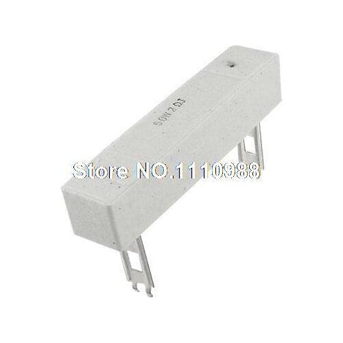 2R 2 Ohm 5% Ceramic Cement Power Resistor 50W Watt