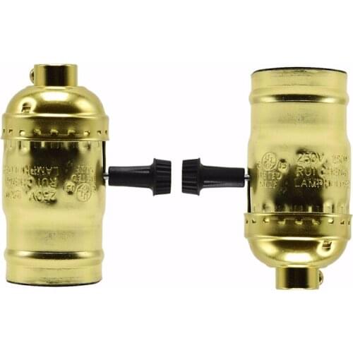 6pcs/lot E27 vintage Lamp base E26 Aluminum Lampholder E27 Lamp Socket