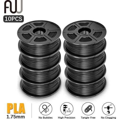 AW 3D filament 1kg PLA 5 rolls/10 rolls 1.75MM 3D Printer Filament High strength Rigidity Material For Printing Artwork