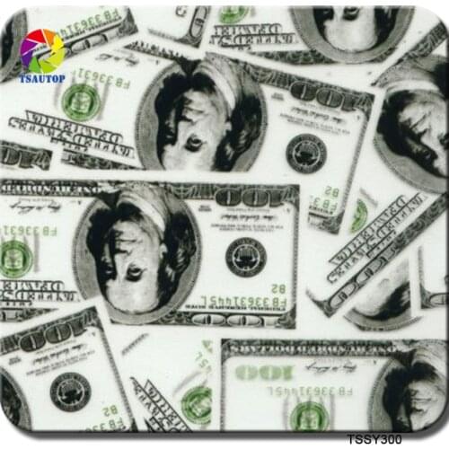 Free shipping TSAUTOP Simi-transparent Water Transfer Printing Film Size 0.5m x 2m/10m inkjet water transfer printing WDF300