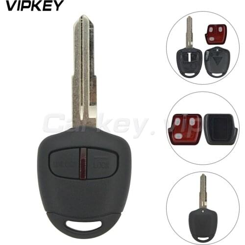 Remotekey Remote Key fob for Mitsubishi Lancer Outlander Key Right Blade MIT11R Uncut 2 Button key 315mhz with 46LCK chip