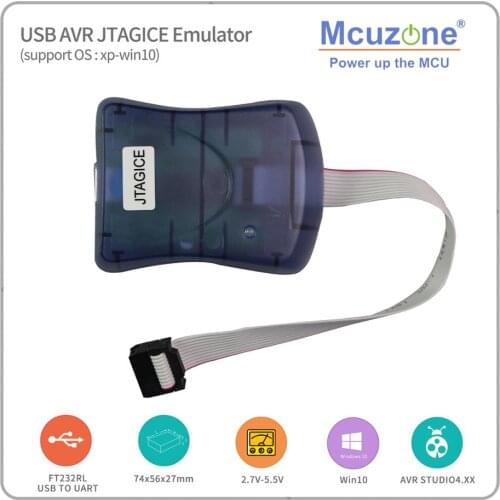 USB AVR JTAG ICE Emulator free ATMEGA16 mini PCB board(1pcs per order) JTAGICE mega169 mega128 mega64 atmega32a