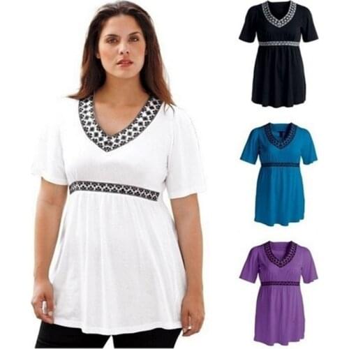 T Shirt Women 2021 Harajuku Tshirt Hot Selling V-neck Waist Hugging Solid Color Large Size T-shirt Pokemon Vestidos BLK9207