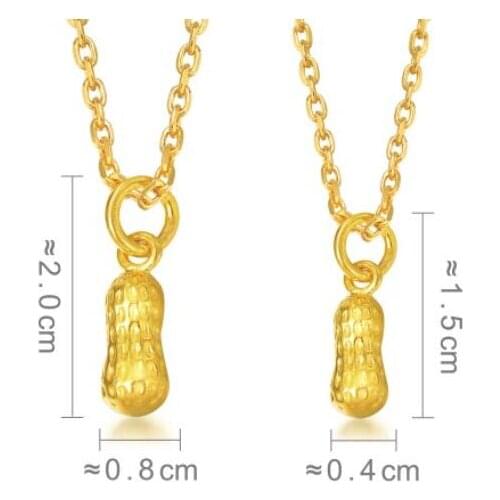Beautiful ruyi peanut pendant female jewelry necklace