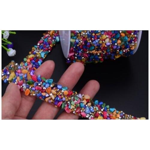 Colorful gem gembling rhinestone sticker sheets luxurious phone case decor Self Adhesive Scrapbooking Sticker shoes decoration