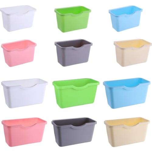 Kitchen Cabinet Door Basket Hanging Trash Can Waste Bin Storage Box Storage Case For Kitchen Accessories
