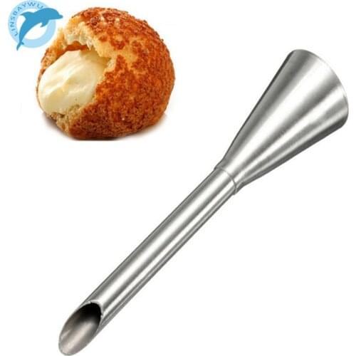 LINSBAYWU 2 Sizes Cup Cake Cream Puff Icing Piping Nozzle Tips Sugarcraft Fondant Pastry #184 Pastry Kitchen Baking Tool