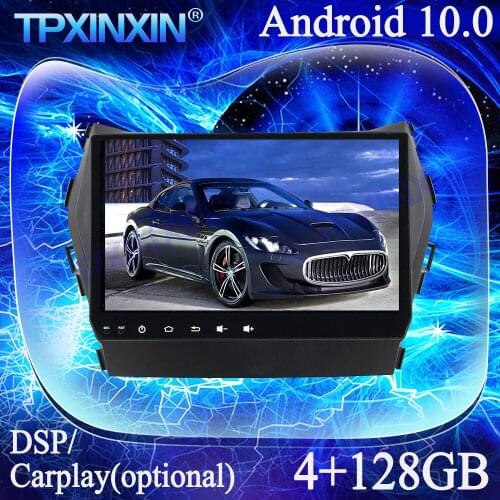 PX6 Android 10 IPS 4G+128G For Hyundai IX45 Sante Fe 2014-2018 Multimedia Player Tape Recorder GPS Navi Auto Radio Head Unit DSP