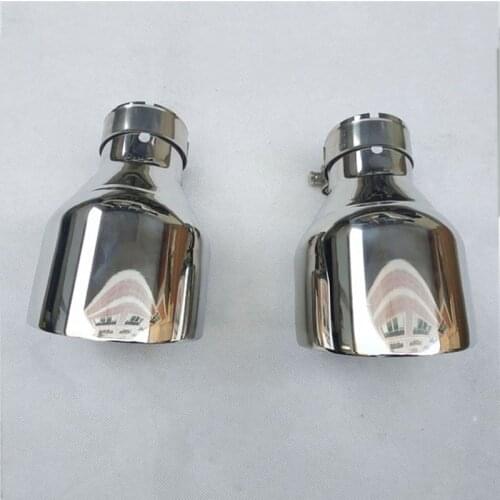 2Pcs New Car Accessories Stainless Car Refit Exhaust Tip Tail pipe Muffler replacement part For Toyota Rav4 2019 2020 Rav 4 Xa50