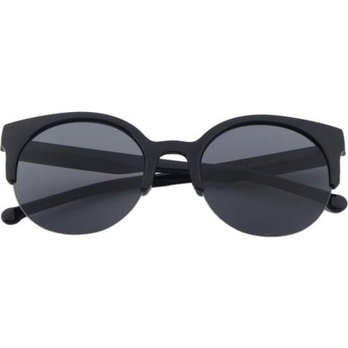 UsefulFashionable Unisex Classic Round Shape Circle Frame Semi-Rimless Sunglasses Eyewear Outdoor Men Women Sunglasses Unique