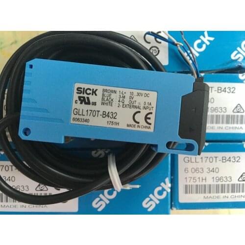 100% New Original SICK fiber amplifier WLL170-2P162 WLL170-2N162 GLL170T-B432