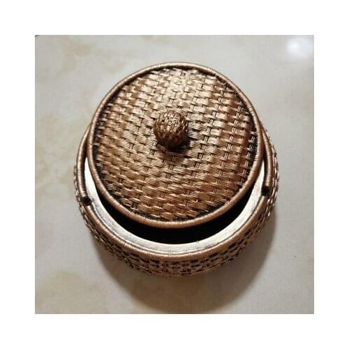 Creative retro Cute Fuwa ashtray Home Decoration Natural Stone powder Men Smoking Gadget Personalized birthday gift for boy