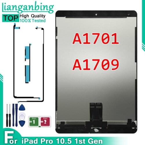 10.5" LCD For iPad Pro 10.5 inch LCD Display A1701 A1709 Touch Screen Glass Digitizer Full Assembly Replacement Parts Tested