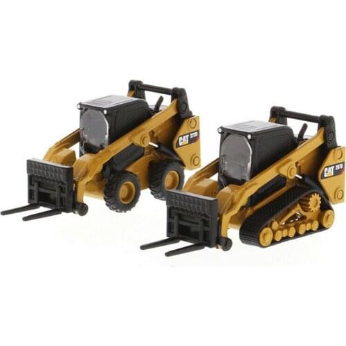 DM 1/64 Caterpillar 272D2 Skid Steer & 297D2 Track Loader Set Model #85609