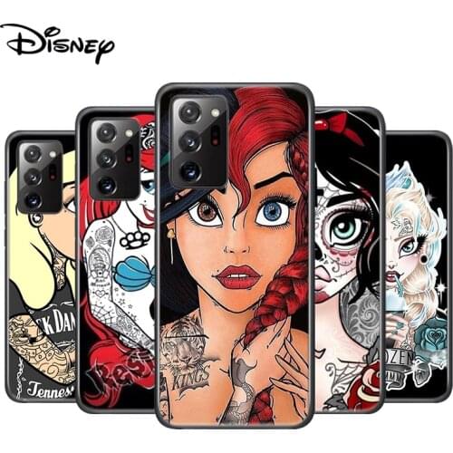 Tattoo Disney Princess For Samsung Galaxy A01 A11 A22 A12 A21S A31 A41 A42 A51 A71 A32 A52 A72 A02S Soft Phone Case