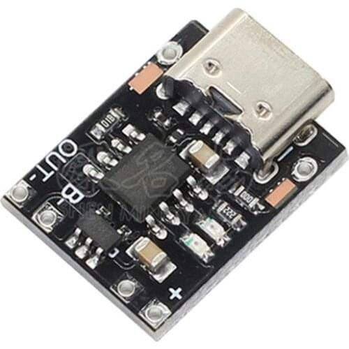 Ultra-small lithium battery charging board 1A ternary lithium battery 3.7V4.2V charger module Type-C with protection board