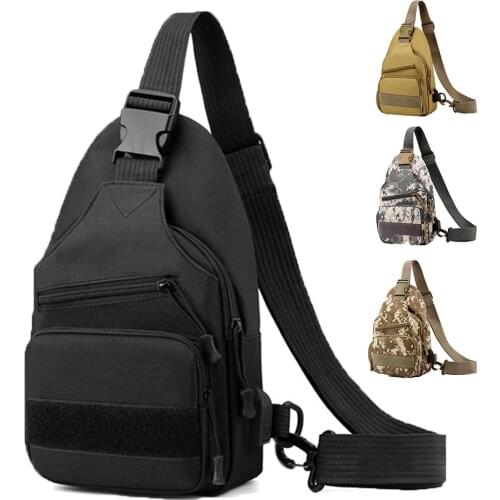 Tactical Chest Bag Military USB Charging Sling Shoulder Bag Outdoor Messenger Crossbody Handbag for Hiking Hunting Camping