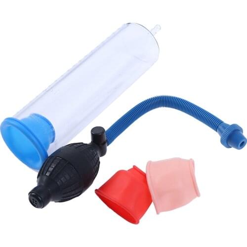 Male Penis Vacuum Pump Manual Penis Enlarger Enhancer Growth Bigger Sleeve