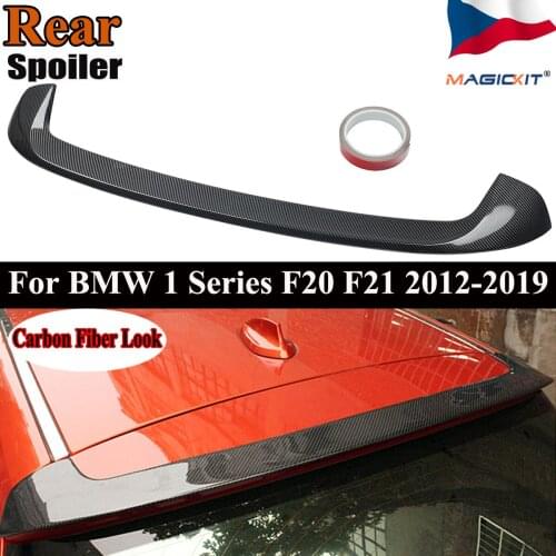 MagicKit M PERFORMANCE REAR ROOF SPOILER FOR BMW 1 SERIES F20 F21 11-19 CARBON FIBER LOOK