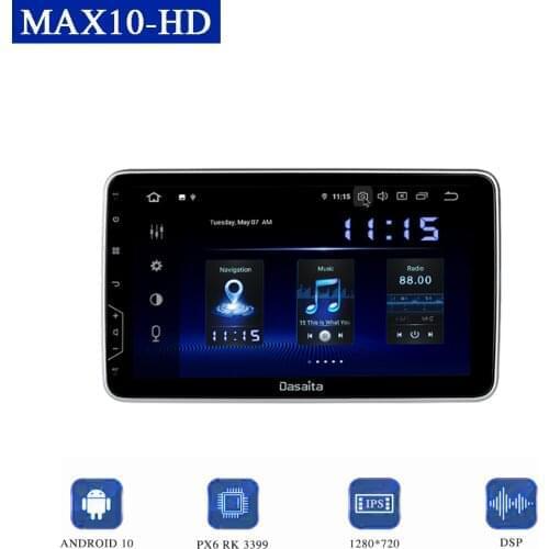 10.2” Android 10.0 Universal Car Radio for Nissan Honda Hyundai VW Kia 1 Din Head Unit DSP CarPlay 4GB+64GB Multimedia Player