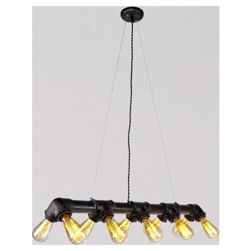 10 Heads Industrial Water Pipe Lamp Vintage Loft edison pendant Light Retro Personalized bar Lighting counter pendant lights