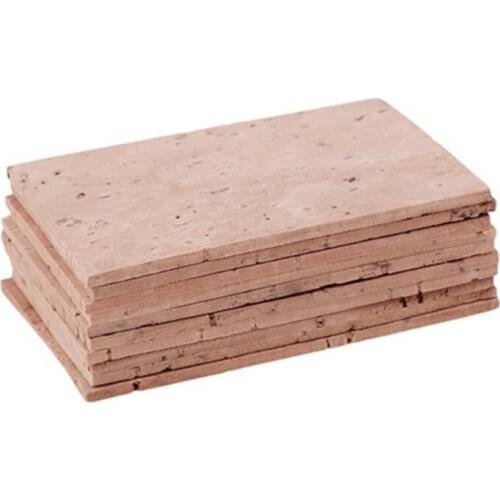 10Pcs Universal Sax Neck Cork Natural Durable Wooden Alto Saxophone Neck Joint Cork Sheet for Alto/Soprano/Tenor Brass Accessory