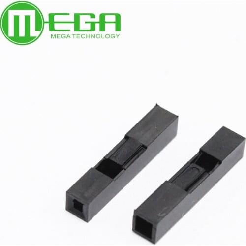 1P For Dupont Jumper Wire Cable Housing Female Pin Connector 2.54mm Pitch 2P 3P 4P 5P 6P 7P 8P 9P 10P