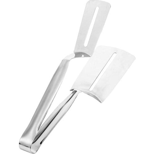 Stainless steel food tongs barbecue tongs for Steak Bread Pancake Clip BBQ turners cooking tongs kitchen tools Multifunctional