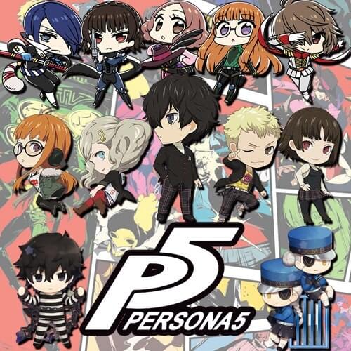 Anime Persona 5 Ren Amamiya Ryuji Sakamoto Cosplay Cartoon Acrylic Stand Figure Plate Keychain Xmas Key rings Pendants Gifts